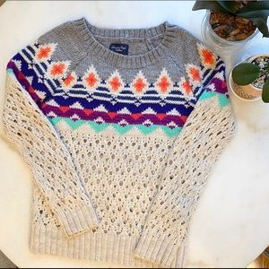 EUC American Eagle Knit Sweater 🍂 🍁 ❄️ 🎁